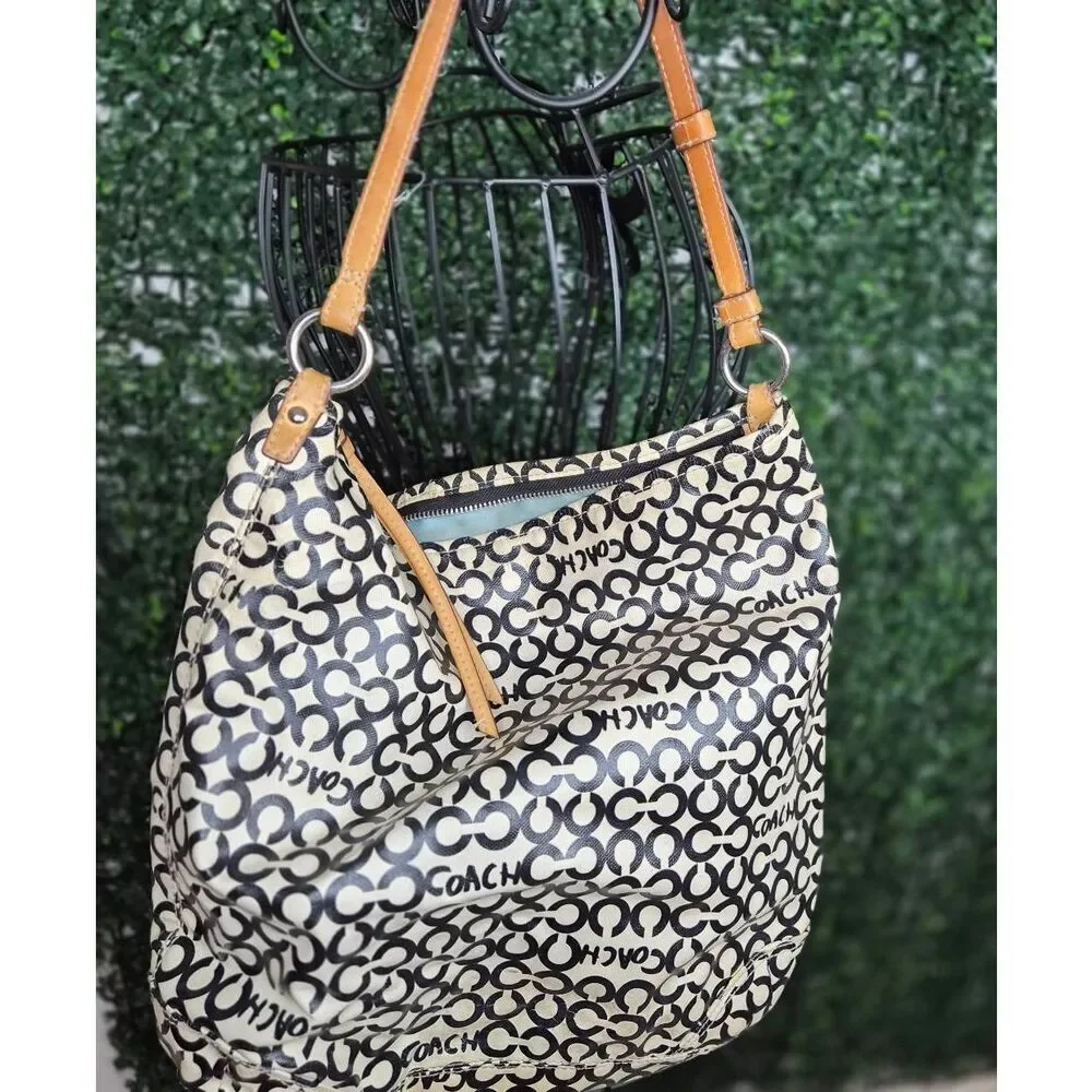 Coach Leah Op Art shoulder bag